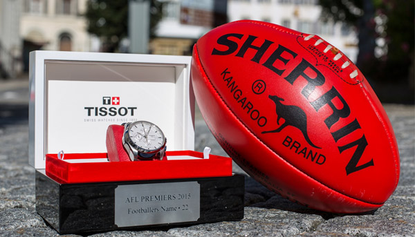 天梭表首款AFL超級聯賽冠軍腕錶  締造歷史新頁